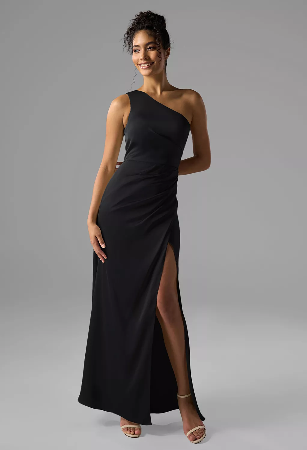 AW Benedict Black Metallic  Beach Wedding Guest Dresses